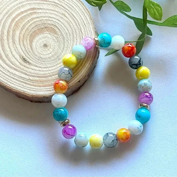 Chakra Beaded Bracelet - Picture 2 of 7